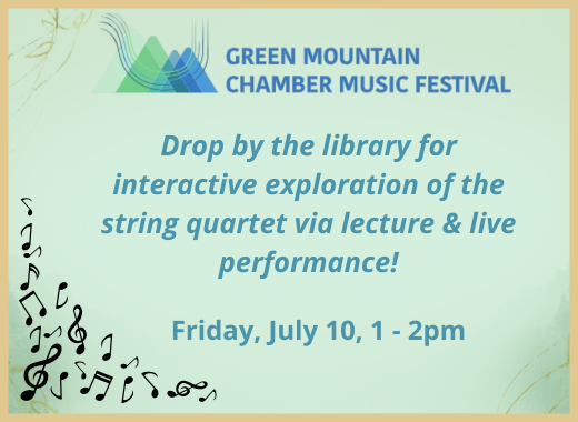 Green Mountain Chamber Music: Quartet Conversations