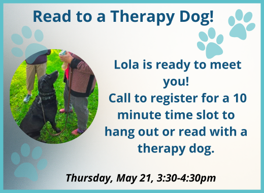 Read to a Dog (Lola)
