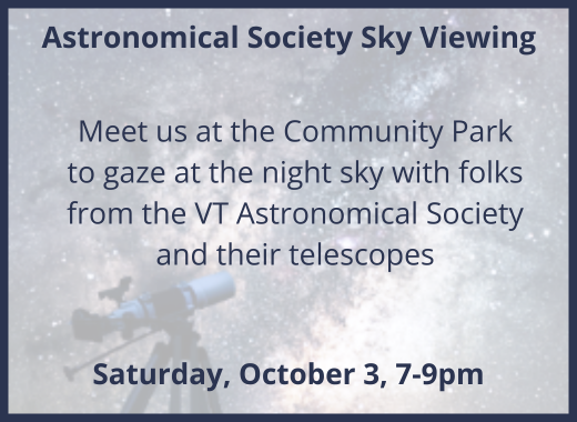 Astronomical Society Sky Viewing